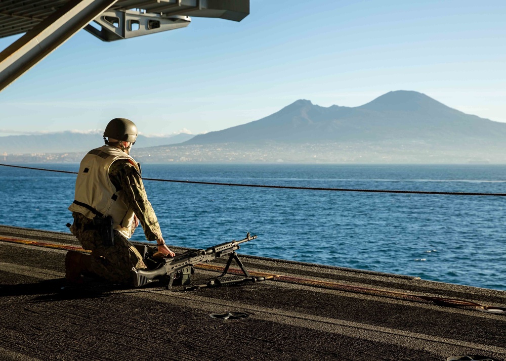 Daily operations aboard USS George H.W. Bush (CVN 77)