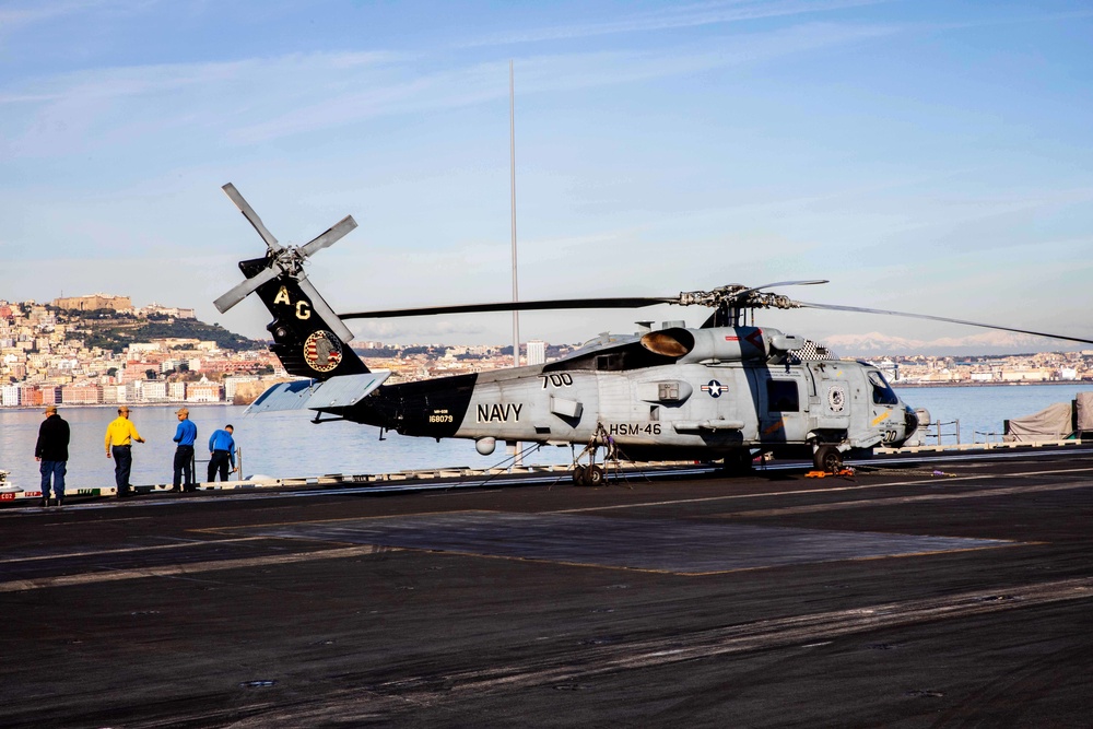 Daily Operations Aboard USS George H.W. Bush (CVN 77)