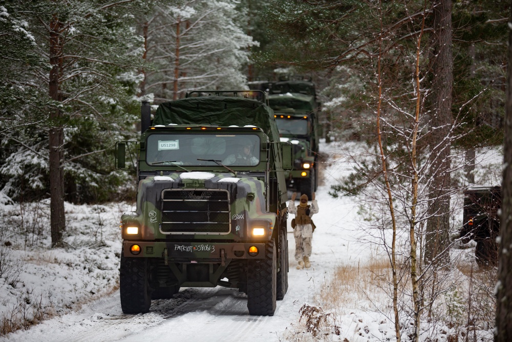 DVIDS - Images - U.S. Marines Motor Transport Convoy Refuels in Finland ...