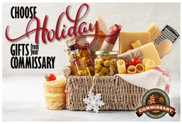 COMMISSARY GIFT SHOPPING: Customers can also use their benefit to find that perfect basket or stocking stuffer for the holidays