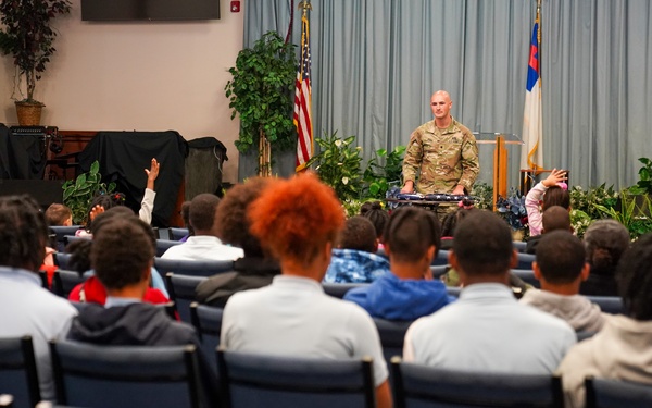 528th Soldiers volunteer at Bal Perazim Christian Academy