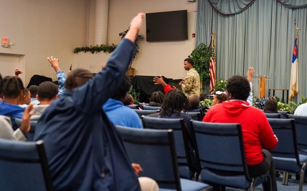 528th Soldiers volunteer at Bal Perazim Christian Academy