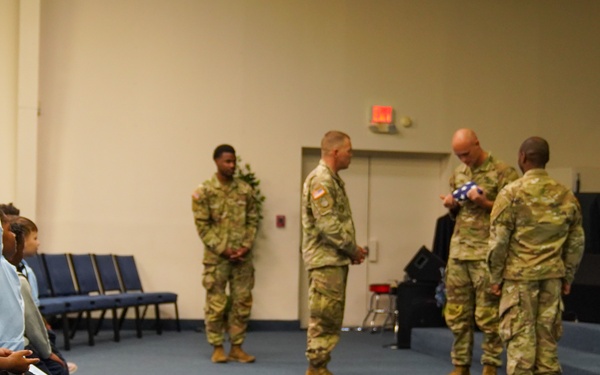 528th Soldiers volunteer at Bal Perazim Christian Academy