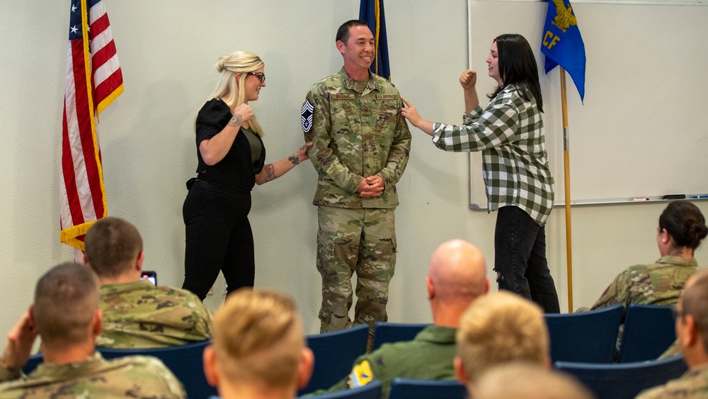 Senior Master Sgt Harvey Williams Promotes to Chief