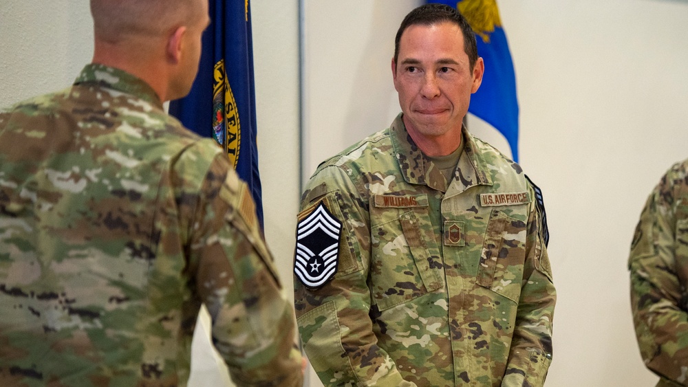 Senior Master Sgt Harvey Williams Promotes to Chief