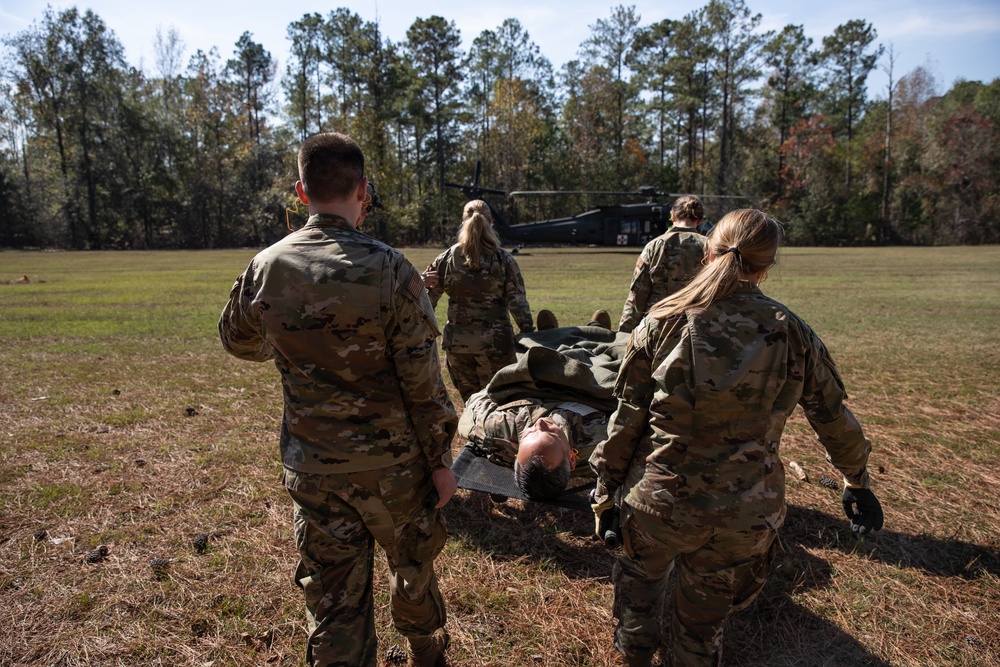 Alabama National Guard Soldiers and Airmen conduct realistic CASEVAC training
