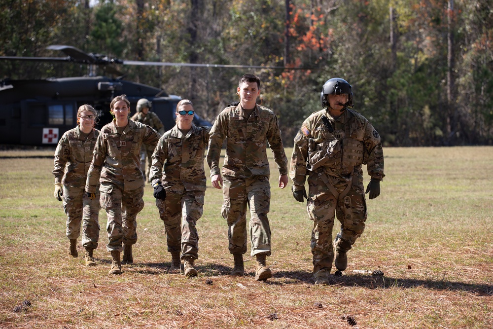 Alabama National Guard Soldiers and Airmen conduct realistic CASEVAC training