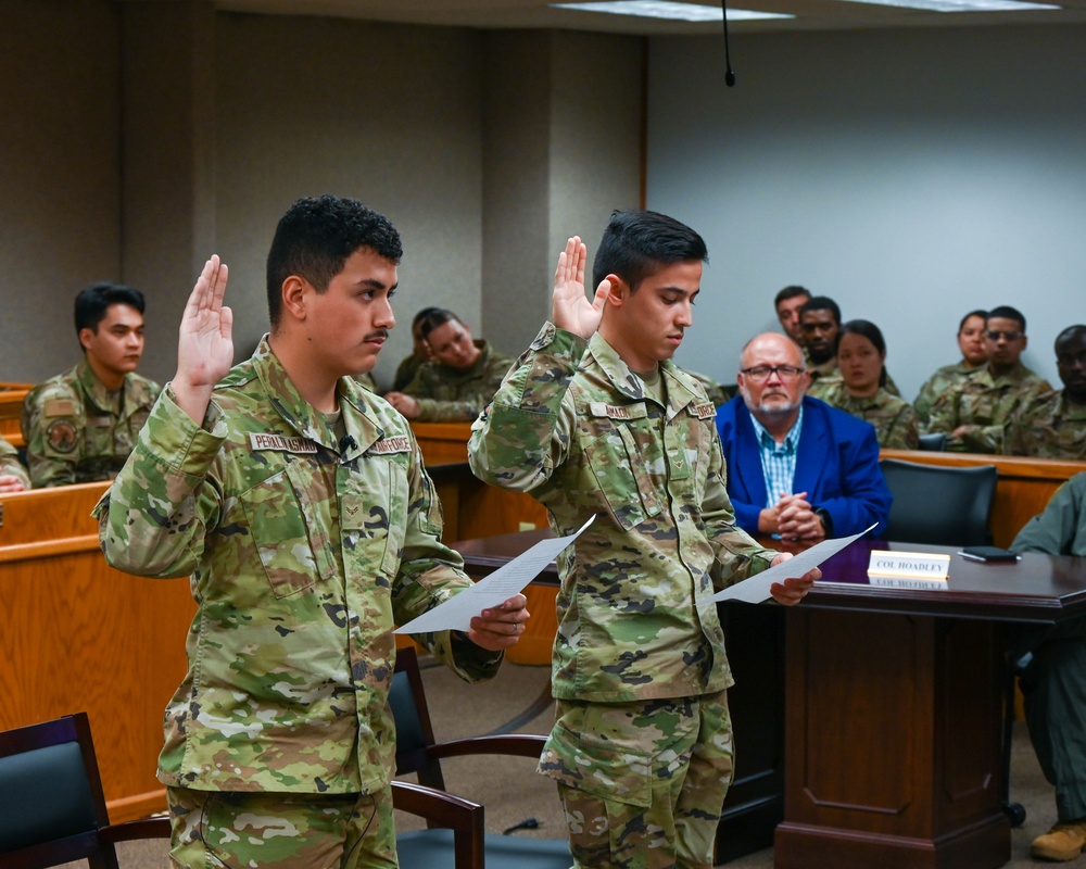 Groundbreaking Naturalization Ceremony at Minot AFB