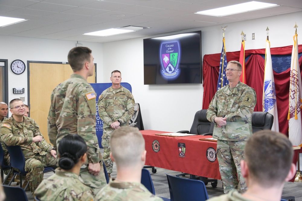 College of the Ozarks Bobcat Guard Officer Leadership Development (GOLD) Program