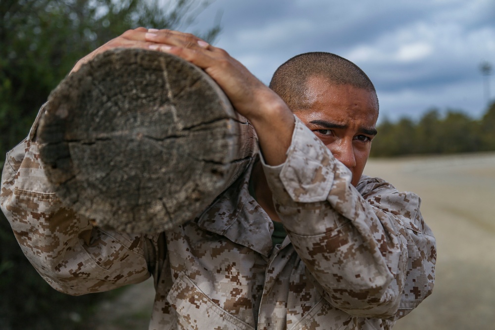 Bravo Company Log Drills