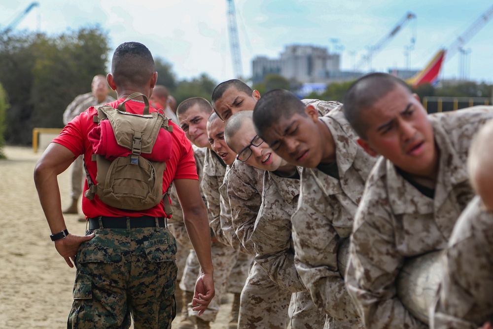 Bravo Company Log Drills