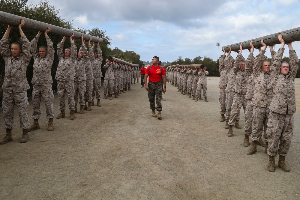 Bravo Company Log Drills