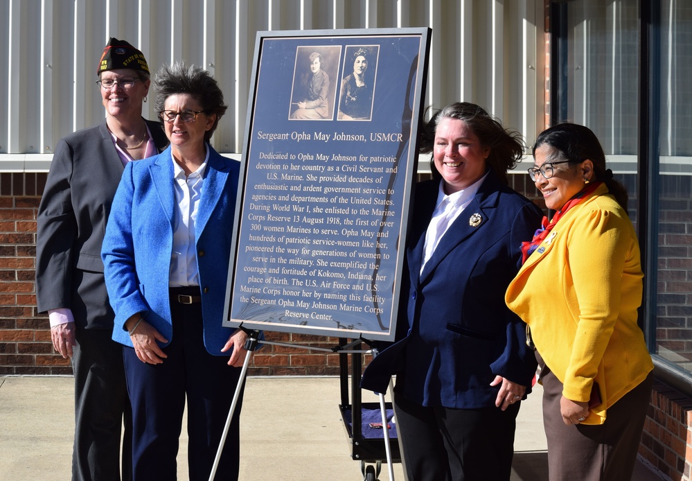 Air Force Honors Marine Corps Sergeant Opha May Johnson