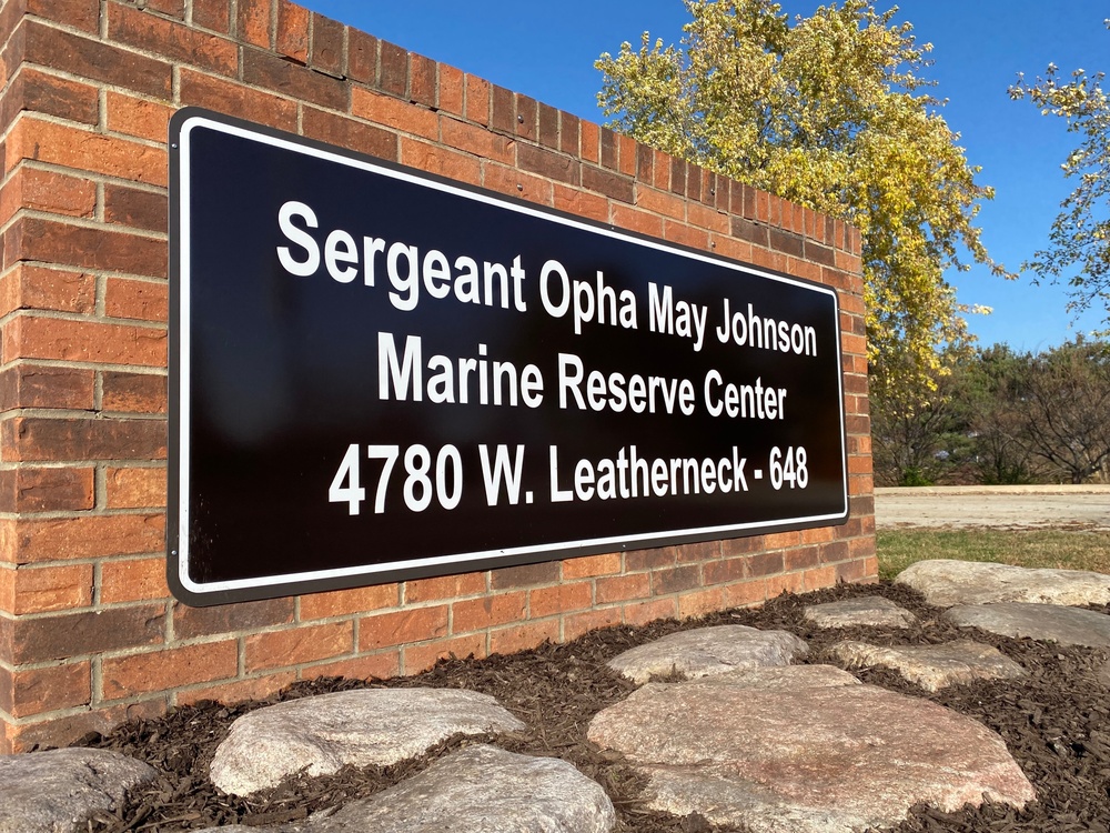 Air Force Honors Marine Corps Sergeant Opha May Johnson