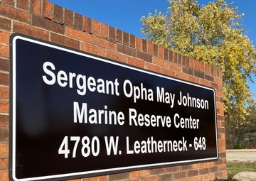 Air Force Honors Marine Corps Sgt Opha May Johnson