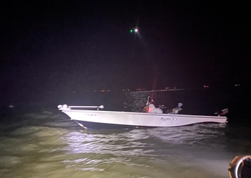 Coast Guard rescues man following boating accident near Galveston, Texas