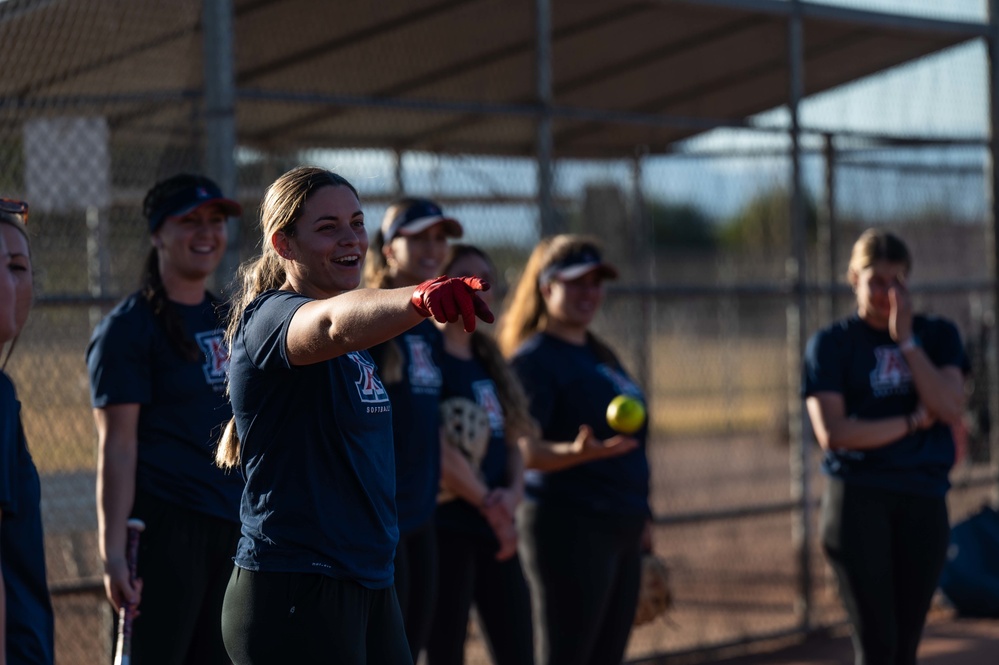 55th RGS vs U of A Softball Team