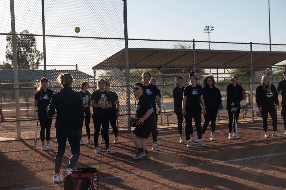 55th RGS vs U of A Softball Team