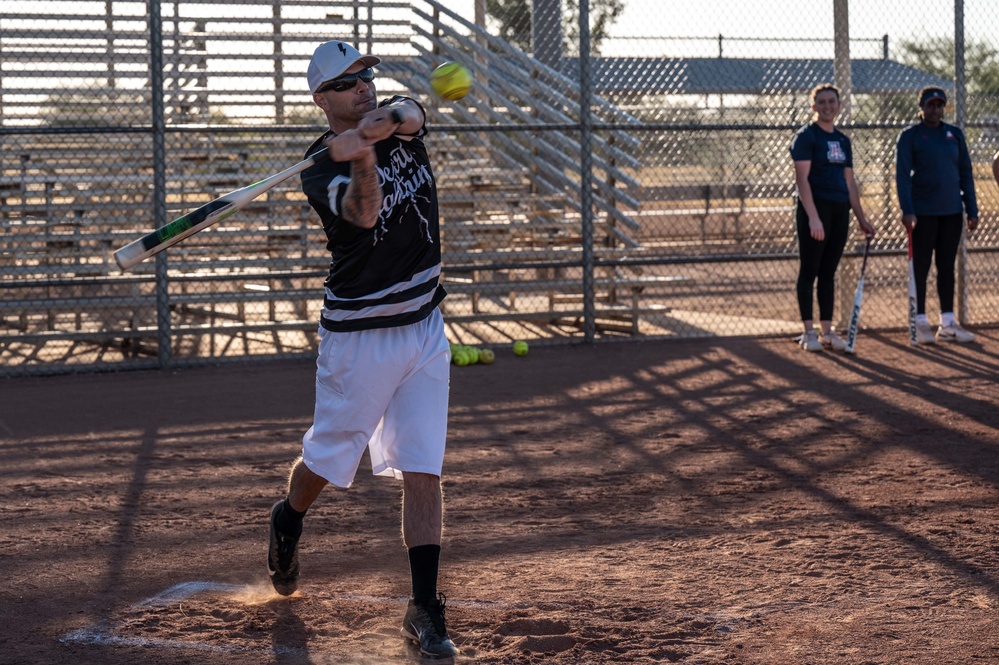 55th RGS vs U of A Softball Team