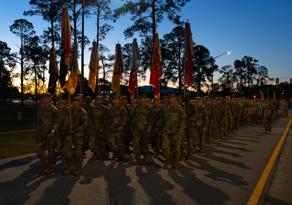 3rd Infantry Division 2022 Marne Week March