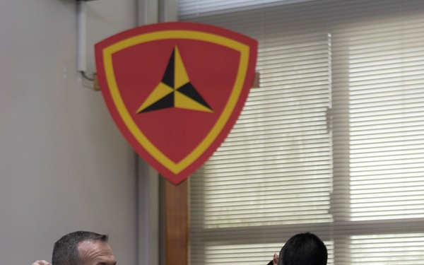 Maj. Gen. Jay Bargeron meets with Maj. Gen. Im Sungguen