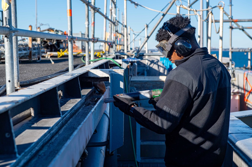 Truman is the flagship of the Harry S. Truman Carrier Strike Group and is currently in port aboard Naval Station Norfolk.