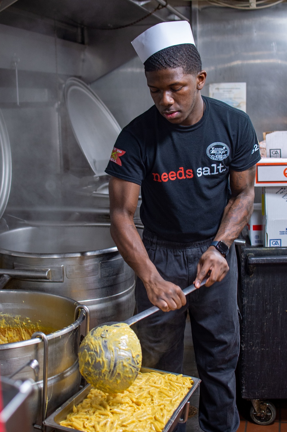 Truman is the flagship of the Harry S. Truman Carrier Strike Group and is currently in port aboard Naval Station Norfolk.