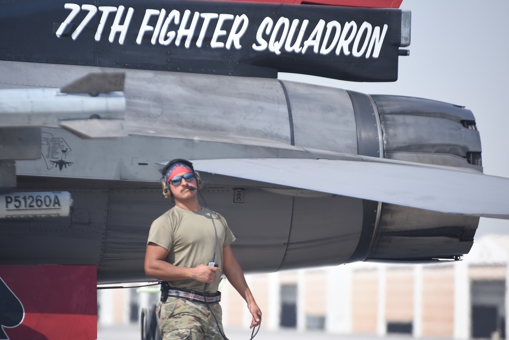 380th AEW Hosts Exercise Iron Falcon