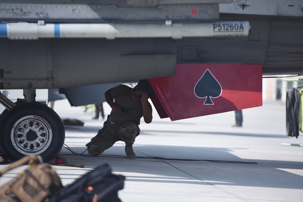 380th AEW Hosts Exercise Iron Falcon