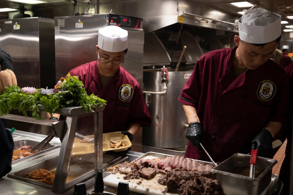 USS Tripoli Thanksgiving