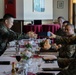 U.S. Marines of Marine Air Control Group 18 meet with Marines of Republic of Korea