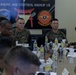 U.S. Marines of Marine Air Control Group 18 meet with Marines of Republic of Korea