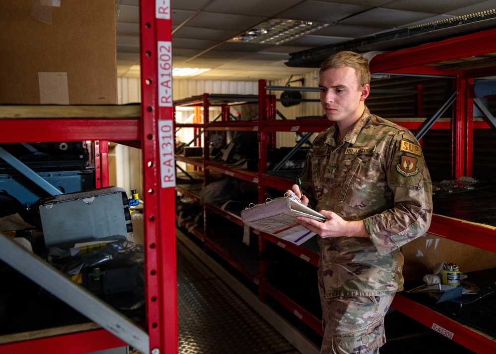 48th LRS supplies the mission