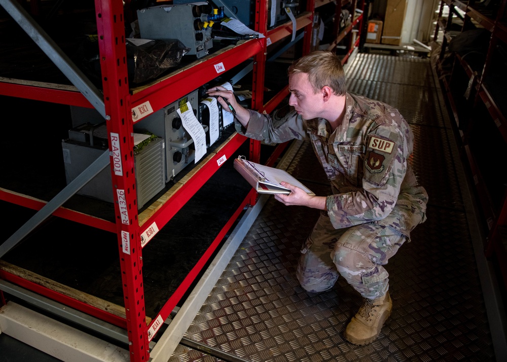 48th LRS supplies the mission