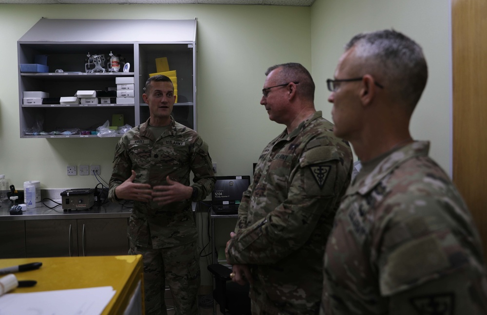 Command visit of Maj. Gen. Joseph Marsiglia checks out