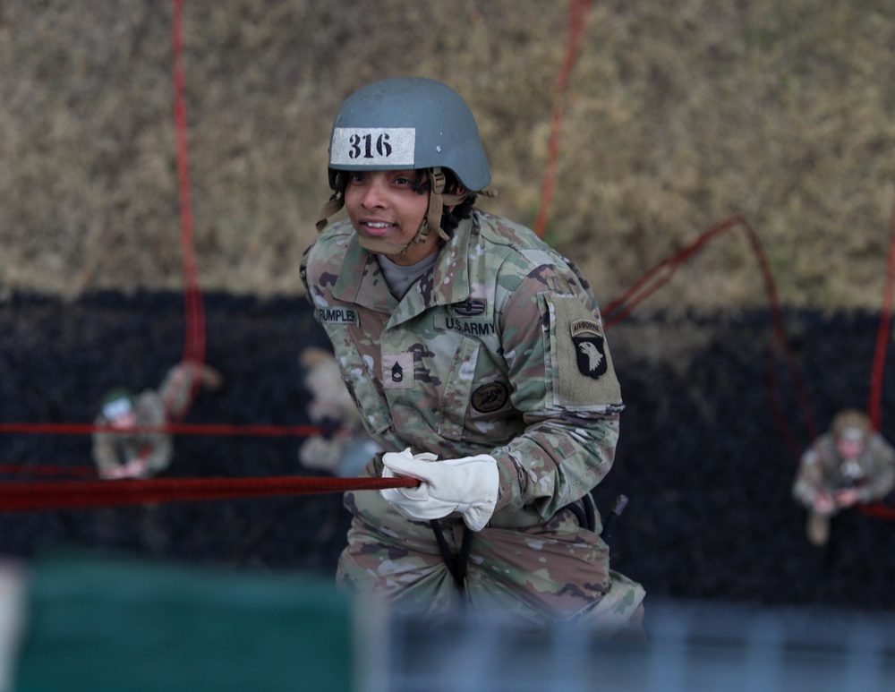 Air Assault School Rappeling tower in Bulgaria