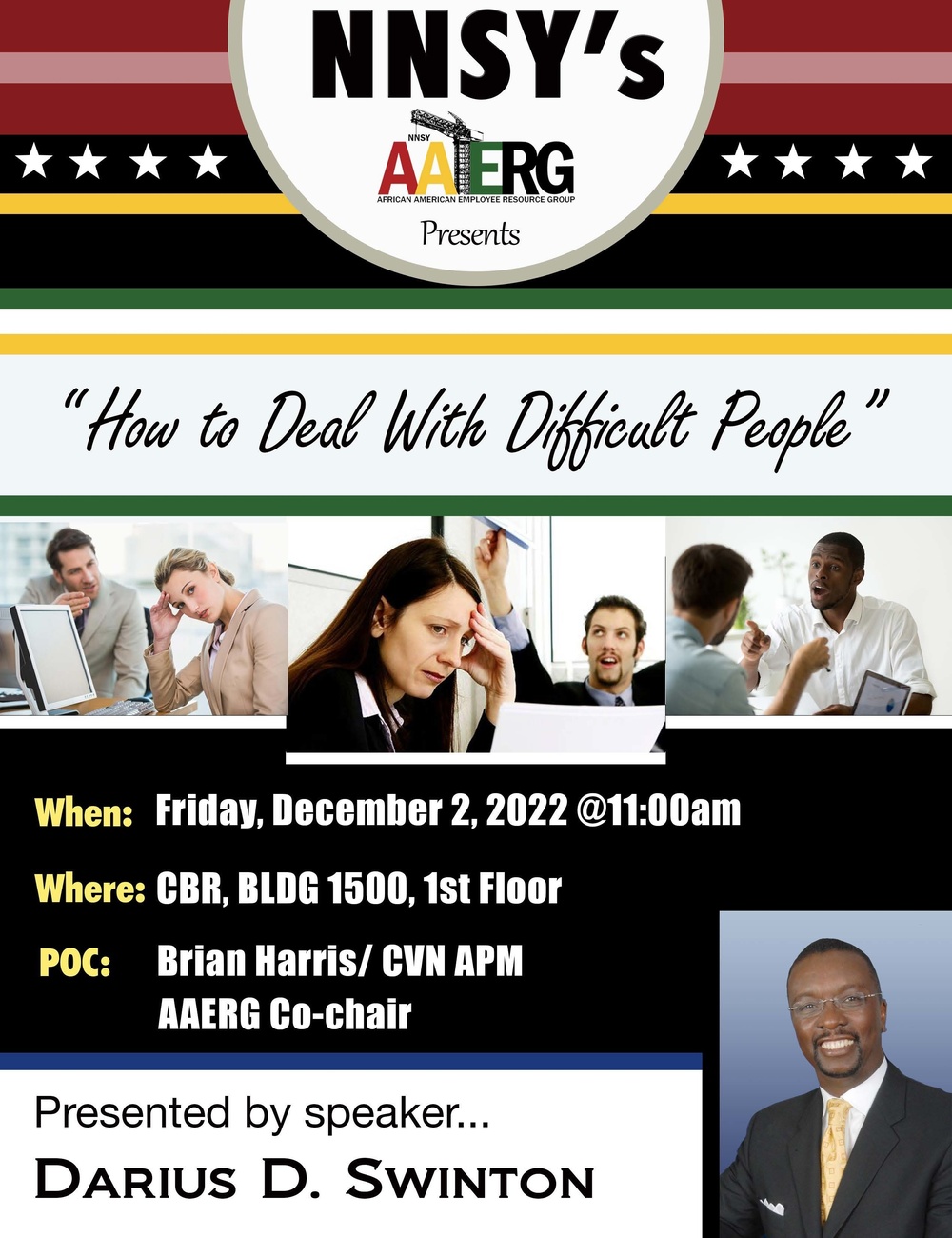 Norfolk Naval Shipyard To Host Lunch and Learn - &quot;How to Deal with Difficult People&quot;