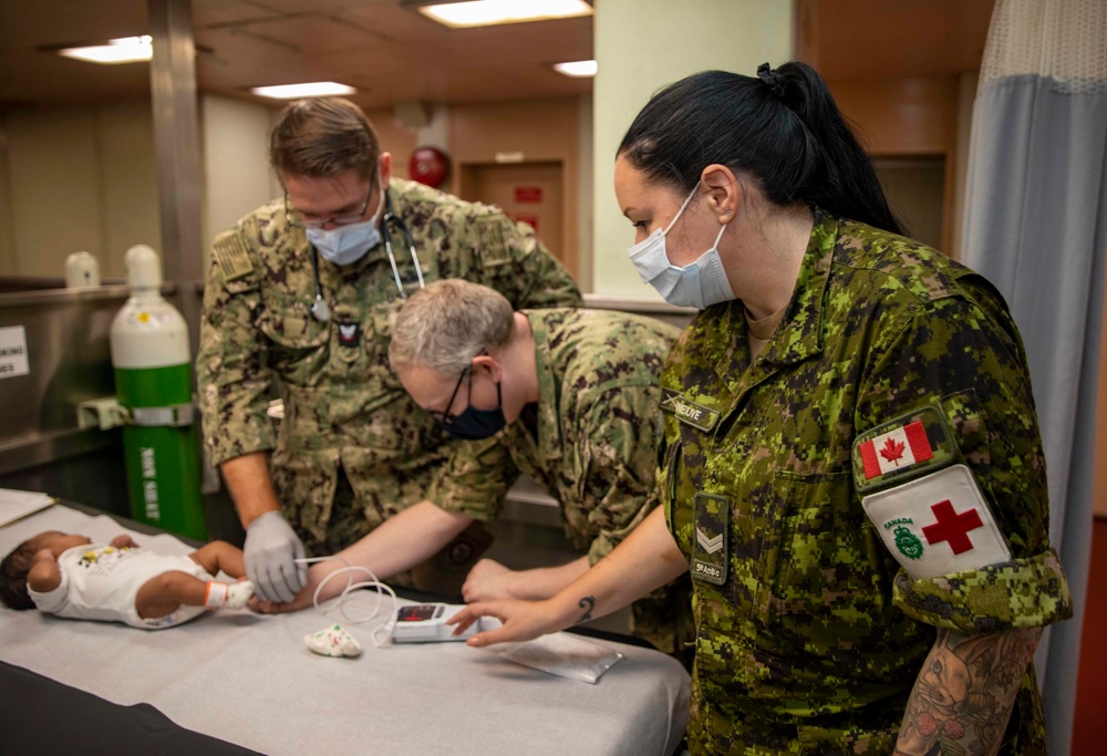 Initial Patient Intake Aboard USNS Comfort - CP22 - Dominican Republic