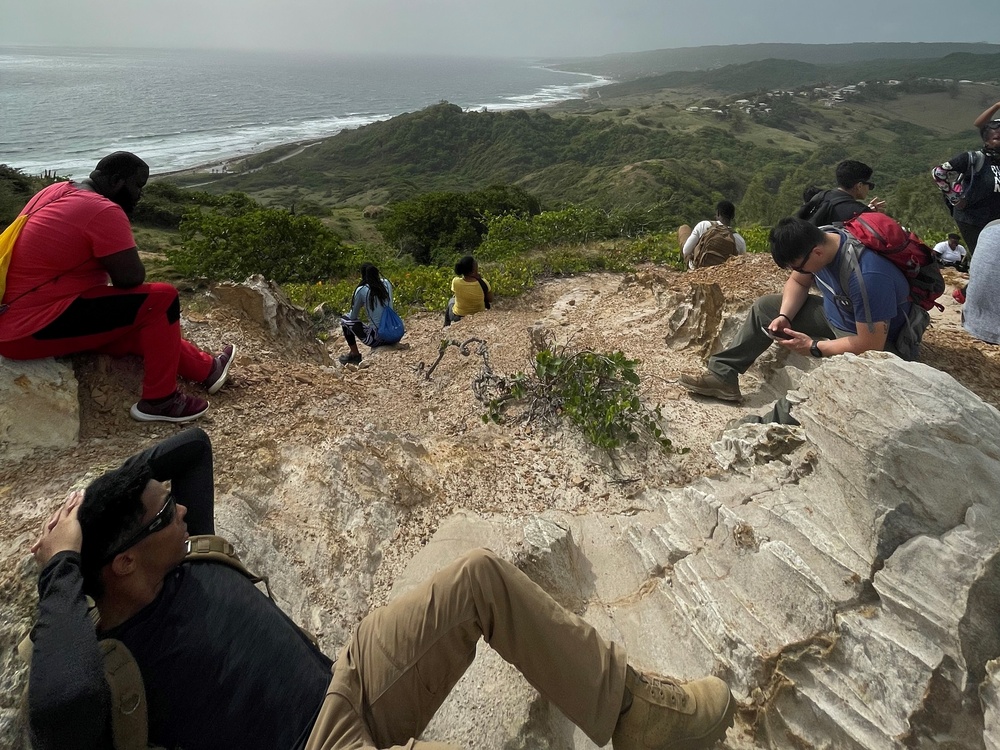 MSGs hike the Chalky Mount Trail in Barbados