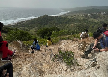 MSGs hike the Chalky Mount Trail in Barbados