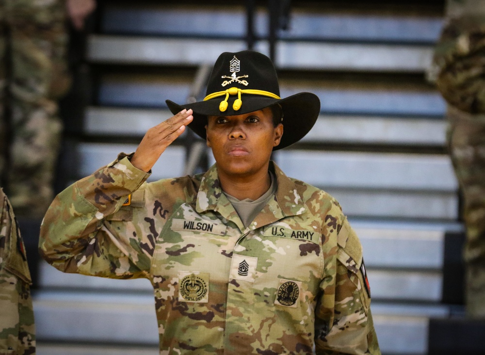 Sgt. Major Wilson assumes responsibility of 4th CAV