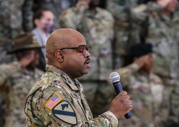 Command Sgt. Maj. Wilson assumes responsibility of 4th CAV