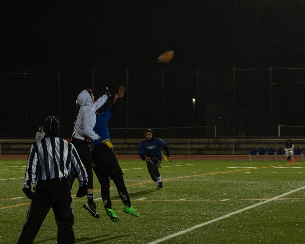 86th MDG takes out the 569th USFPS in flag football championship