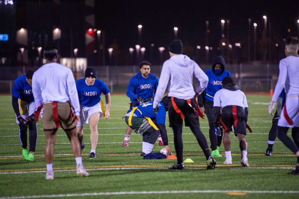 Intramural Flag Football Championship: medical vs security forces