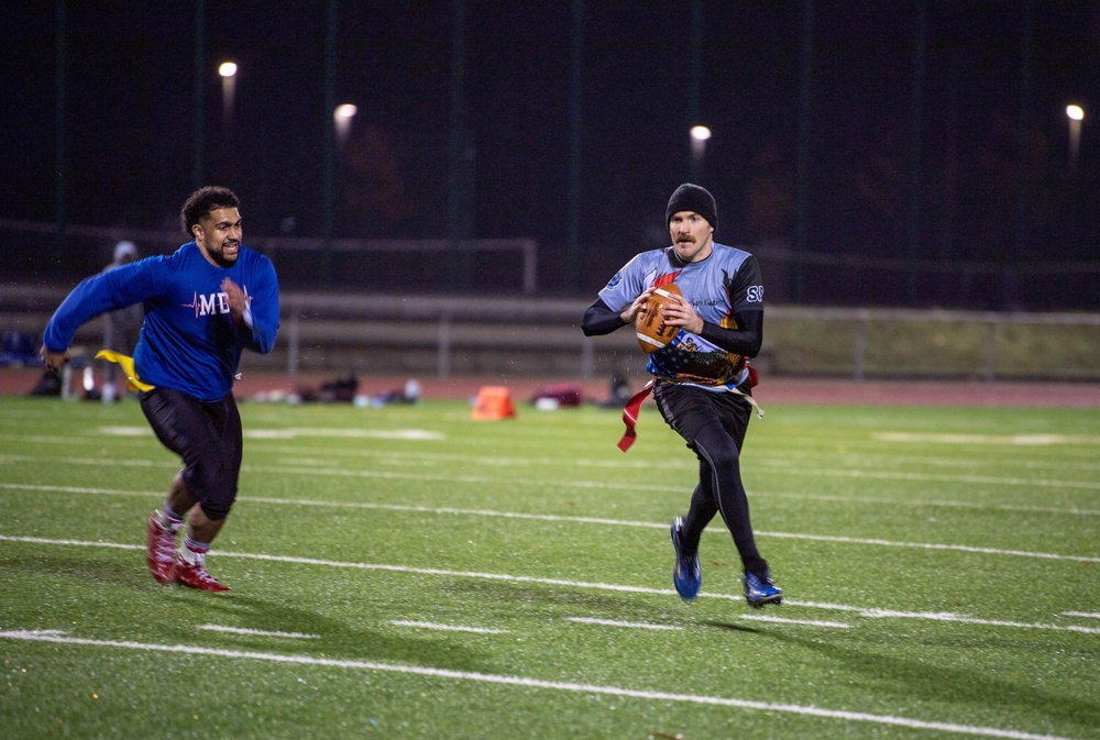 Intramural Flag Football Championship: medical vs security forces