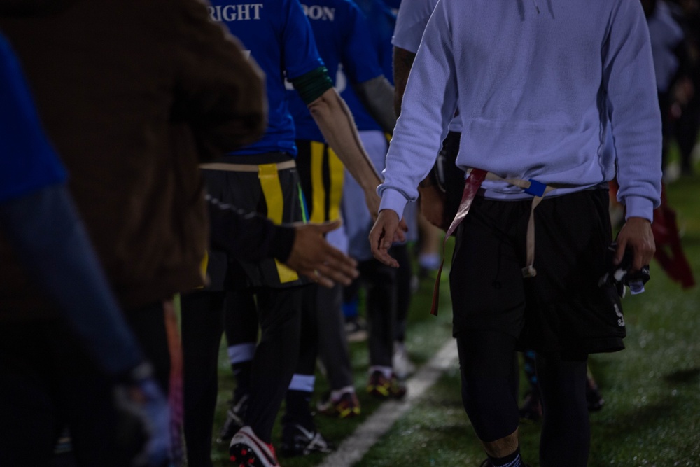 Intramural Flag Football Championship: medical vs security forces