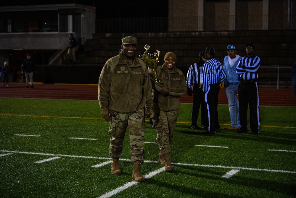 Intramural Flag Football Championship: medical vs security forces