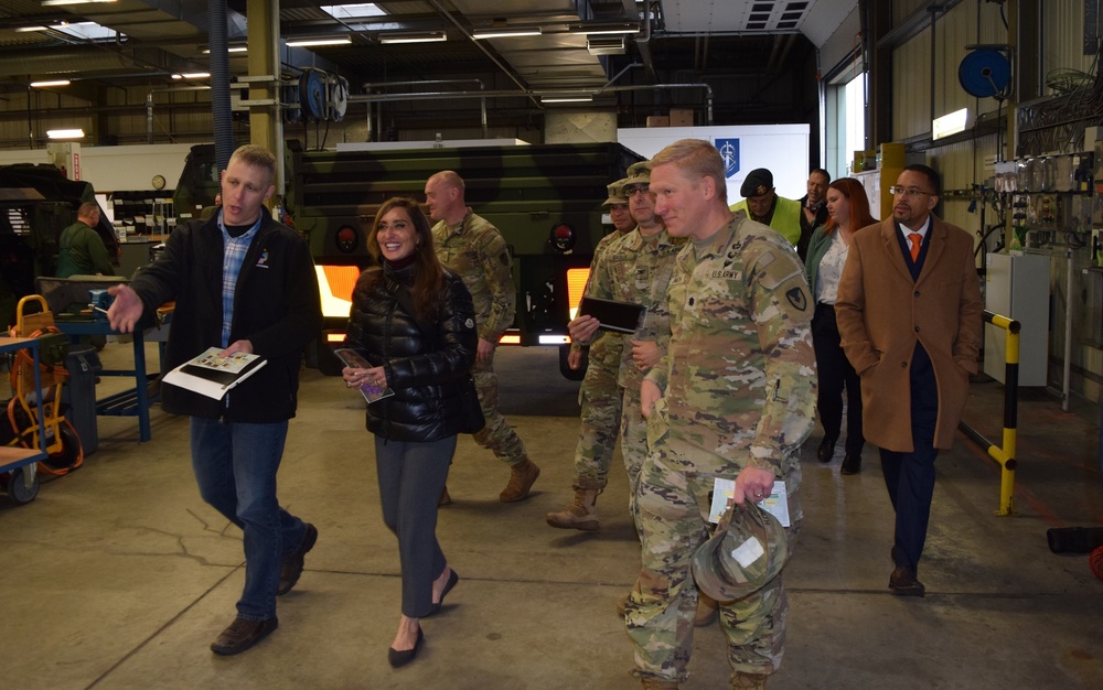 U.S. ambassador to the Netherlands visits Army prepositioned stocks worksite in Eygelshoven
