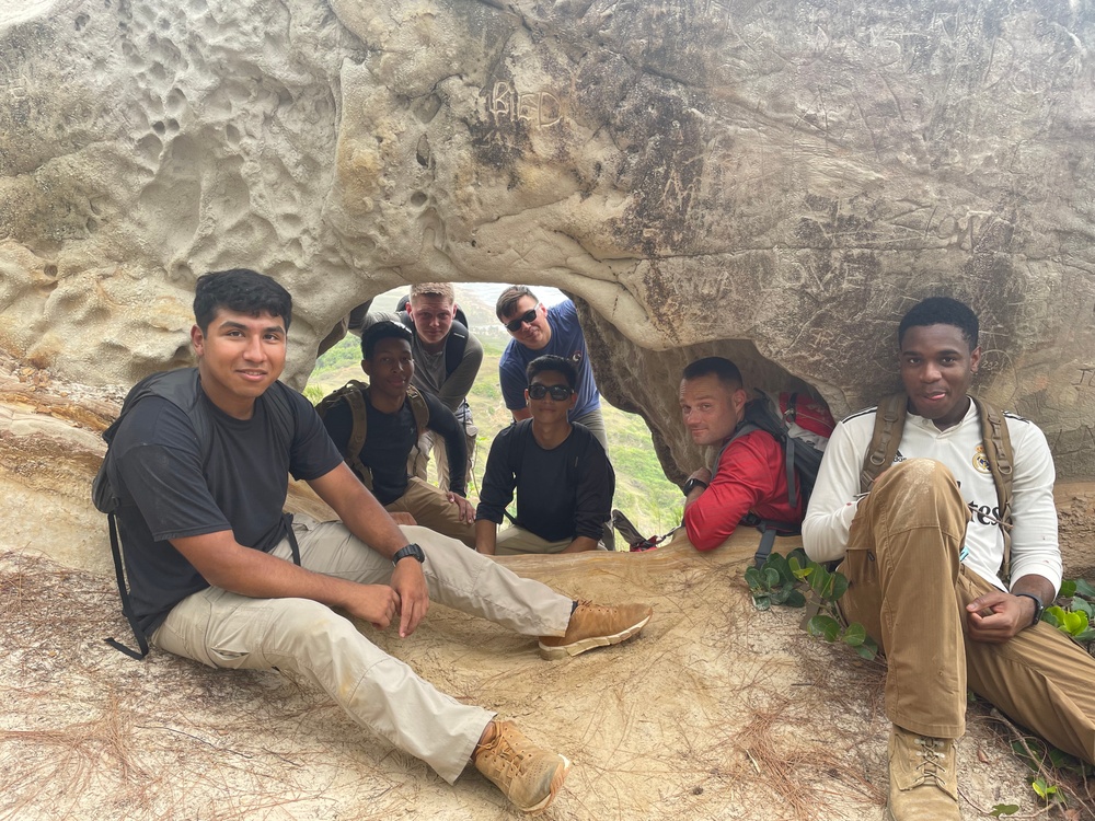 MSGs hike the Chalky Mount Trail in Barbados