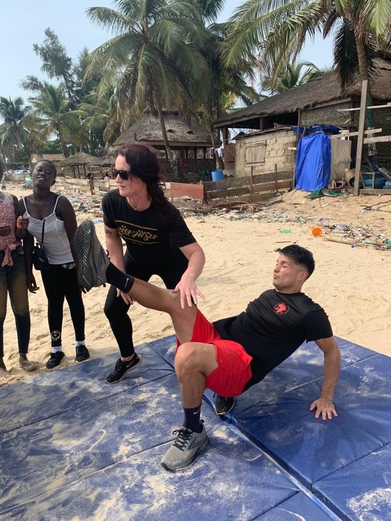 MSGs teach young women self-defense tactics in Sierra Leone